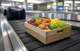 5 тонн продуктов задержали в аэропорту Самары