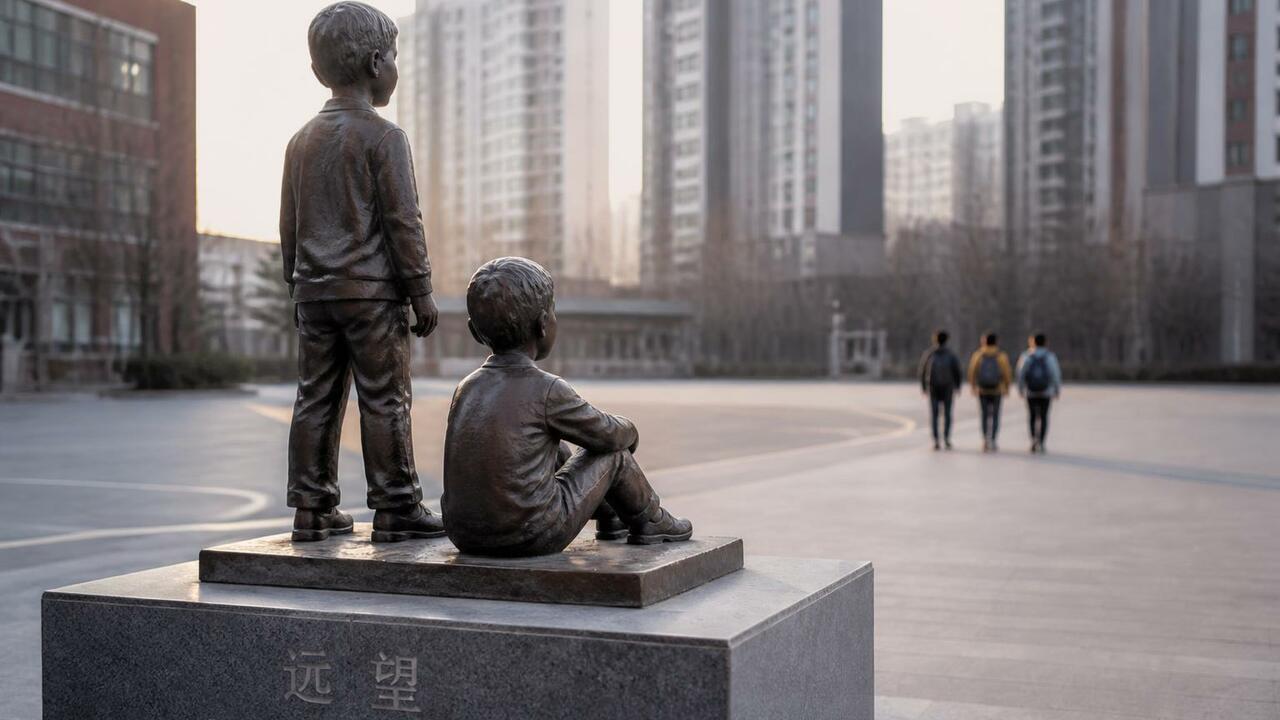 Открытие памятника учителям во дворе самарской ...